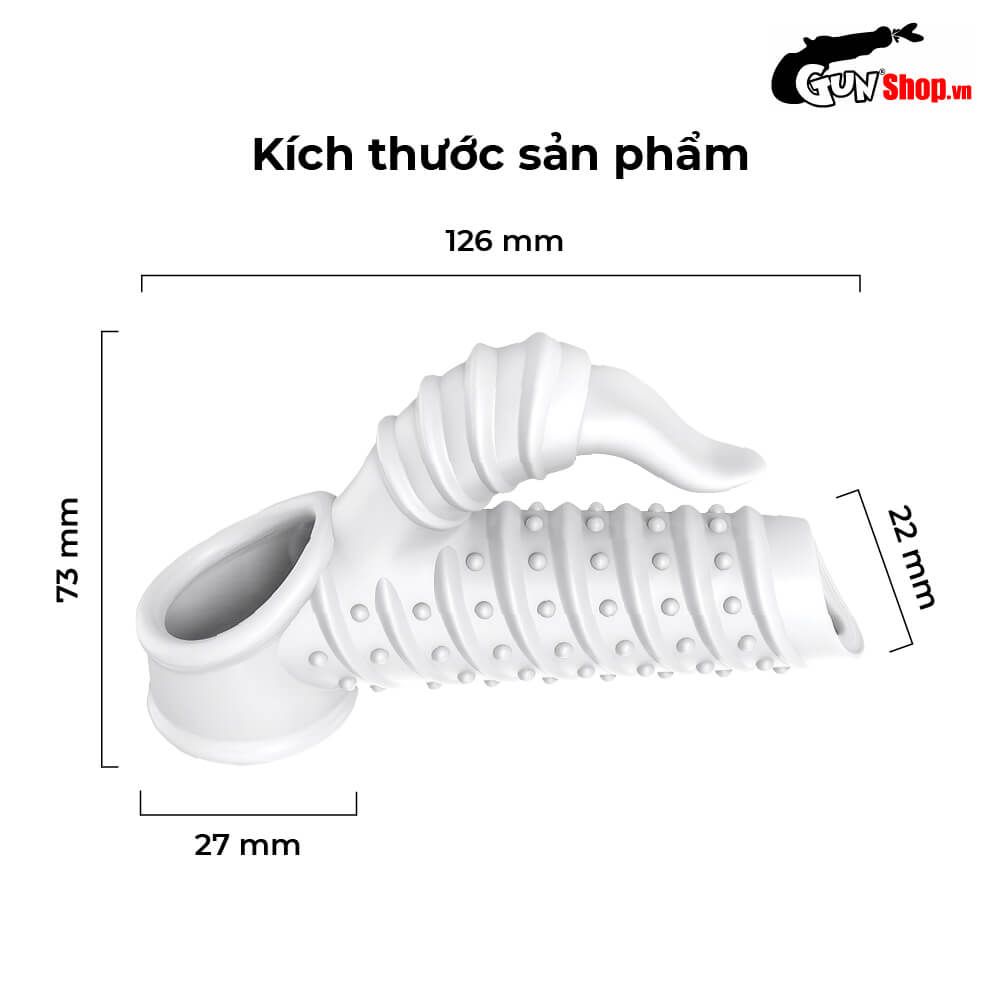 Bao cao su đôn dên Shelly Play Slink Plus hở quy đầu