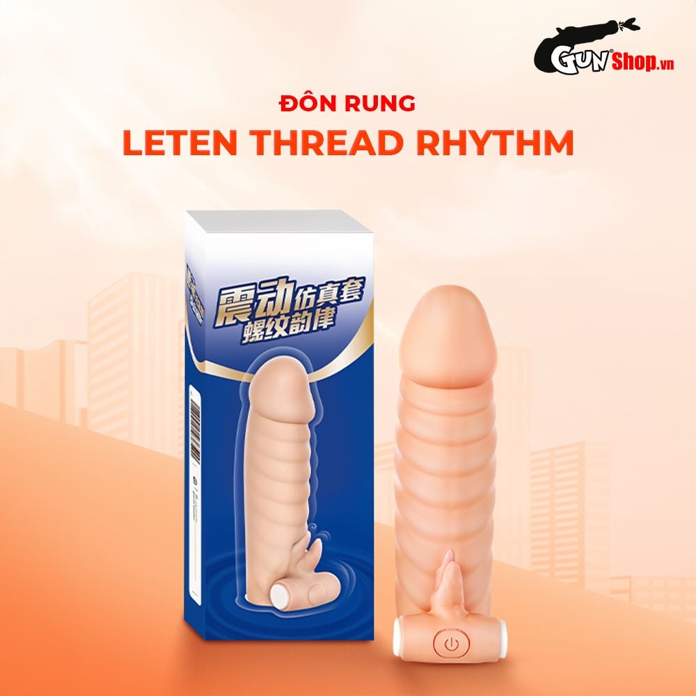 Bao cao su đôn rên rung Leten Thread Rhythm