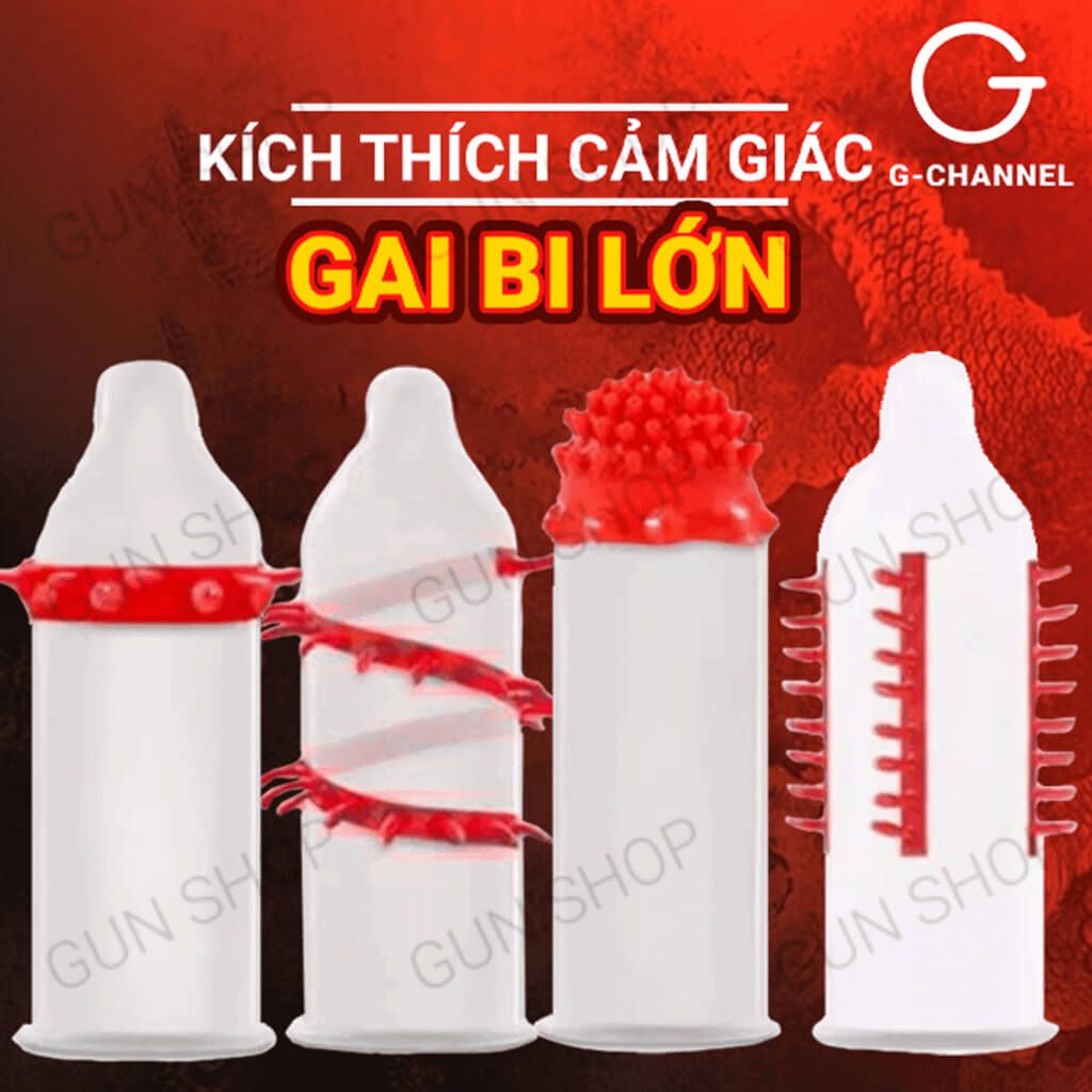 Bao cao su Dragon - Gân gai và bi lớn - Hộp 2 bao gân gai lớn + 1 bao siêu mỏng (Giao ngẫu nhiên)