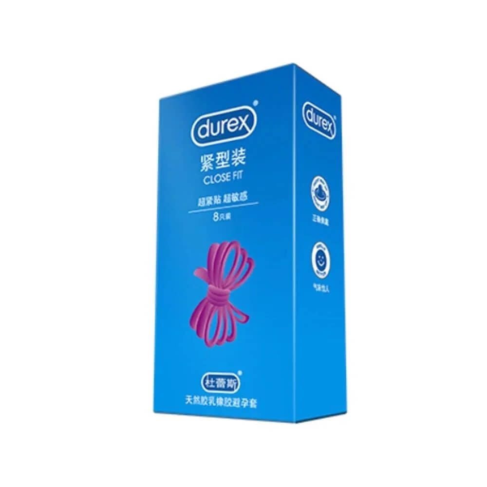 Bao cao su Durex Close Fit - Ôm khít, 49mm - Hộp 12 cái