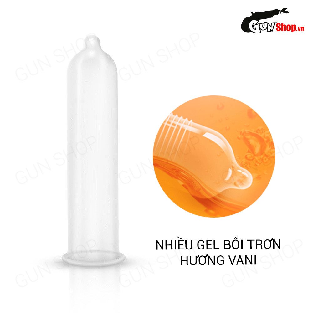 Bao cao su Durex Excita Ribbed - Gân nổi - Hộp 12 cái