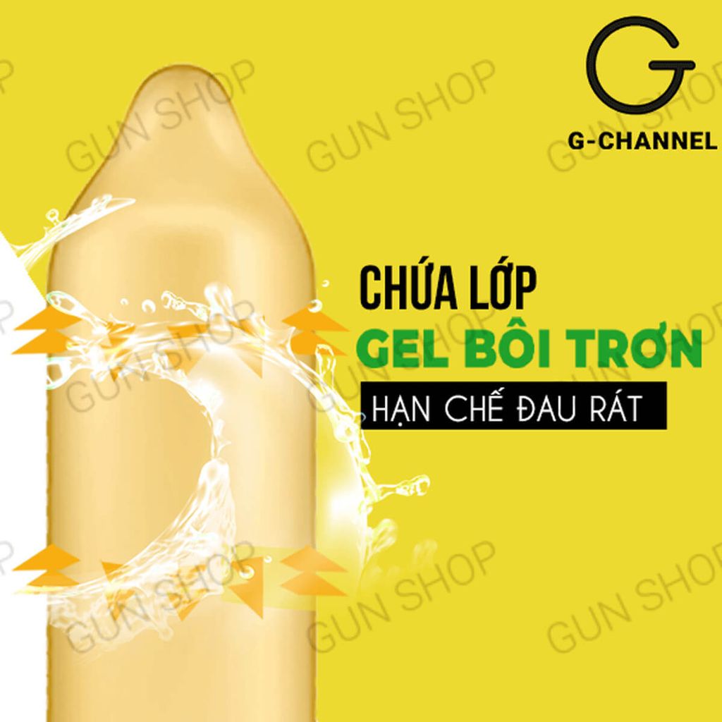 Bao cao su Gold - Gai và bi  - Hộp 2 cái