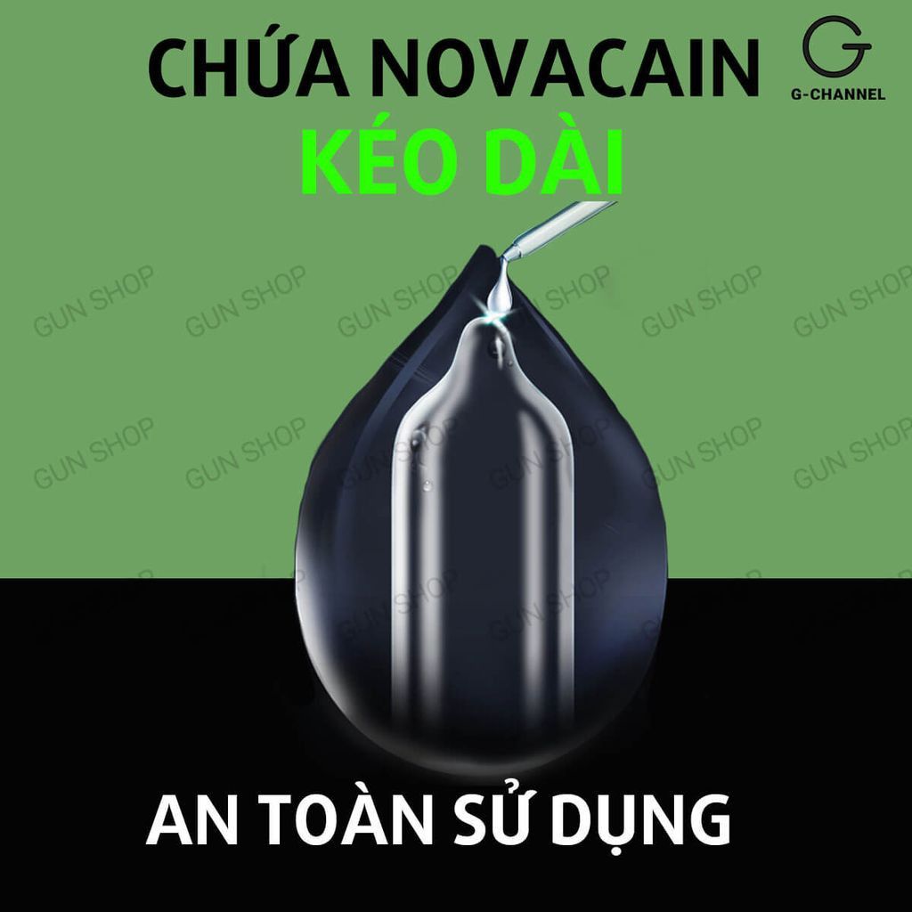 Bao cao su Kimono Long Shock - Mỏng 0.03mm, kéo dài thời gian - Hộp 12 cái