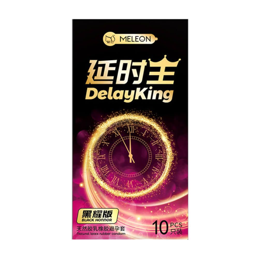 Bao cao su Meleon Delayking Black Honnor - Kéo dài thời gian - Hộp 10 cái