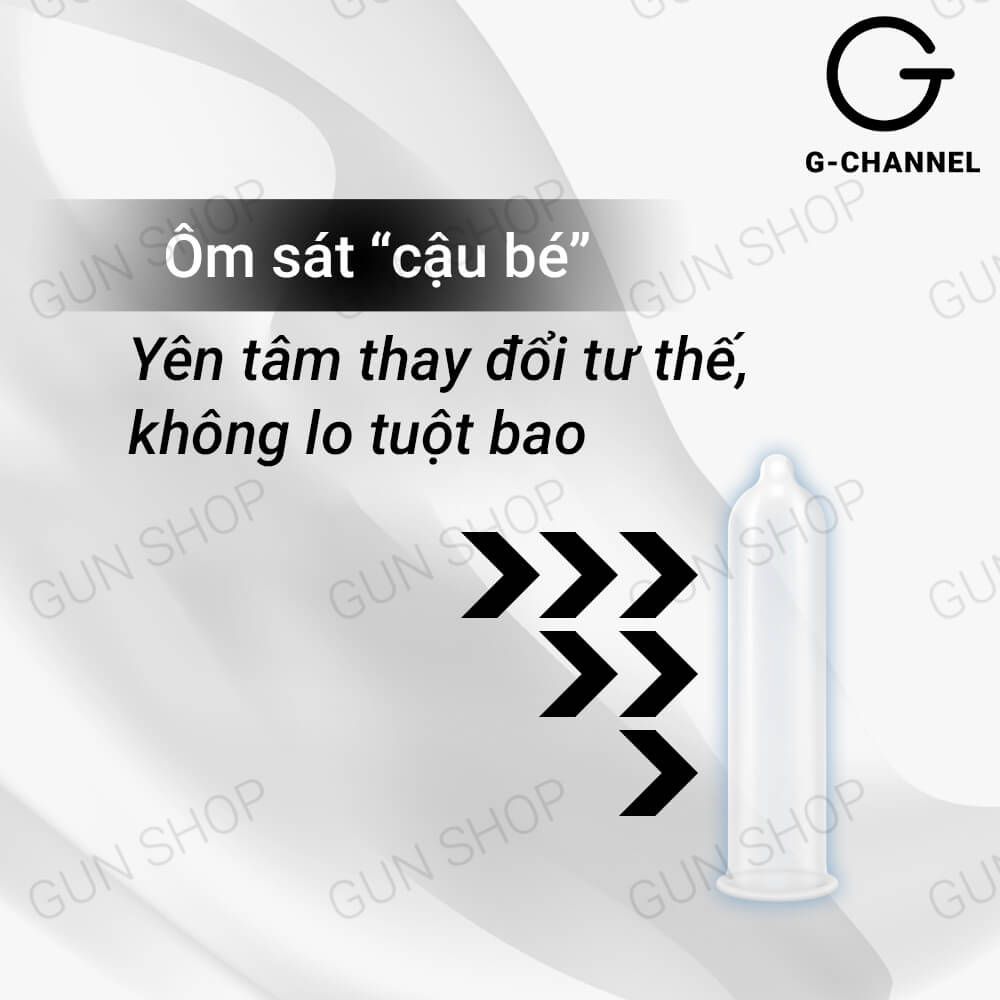 Bao cao su Combo - Mỏng mịn, không mùi - Hộp 10 cái