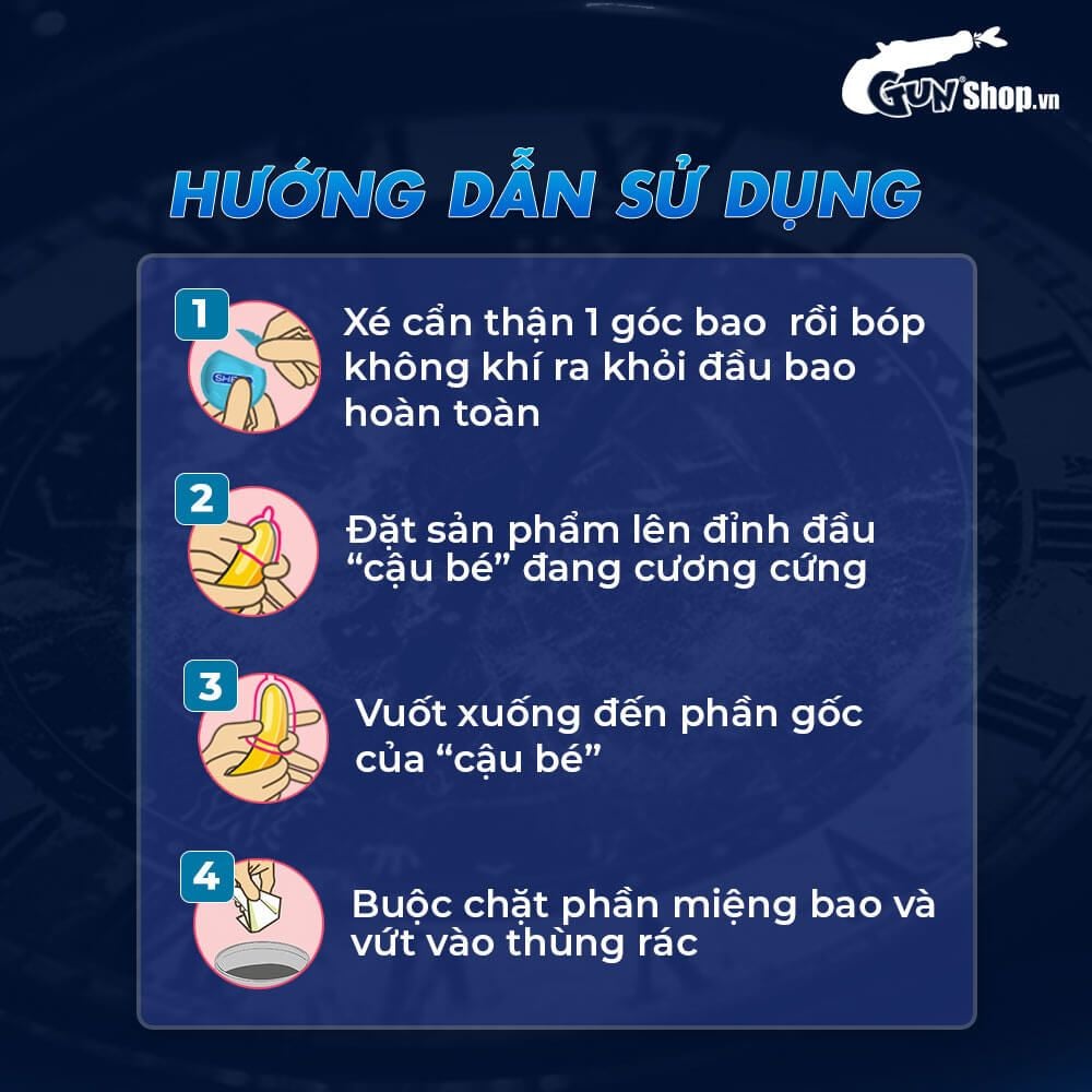 Bao cao su Muaisi Cool - Siêu điểm nổi, mát lạnh - Hộp 10 cái