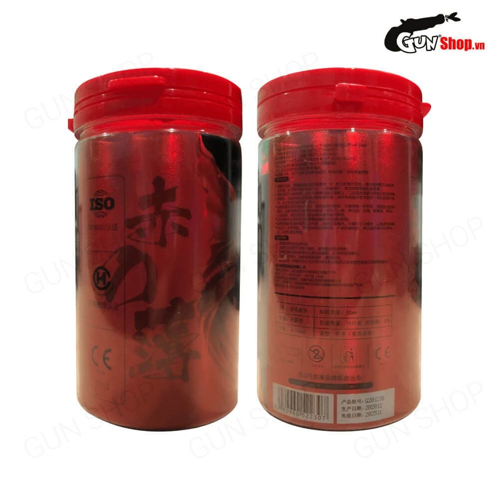 Bao cao su Muaisi Imported Latex Red - Kéo dài thời gian - Hộp 12 cái