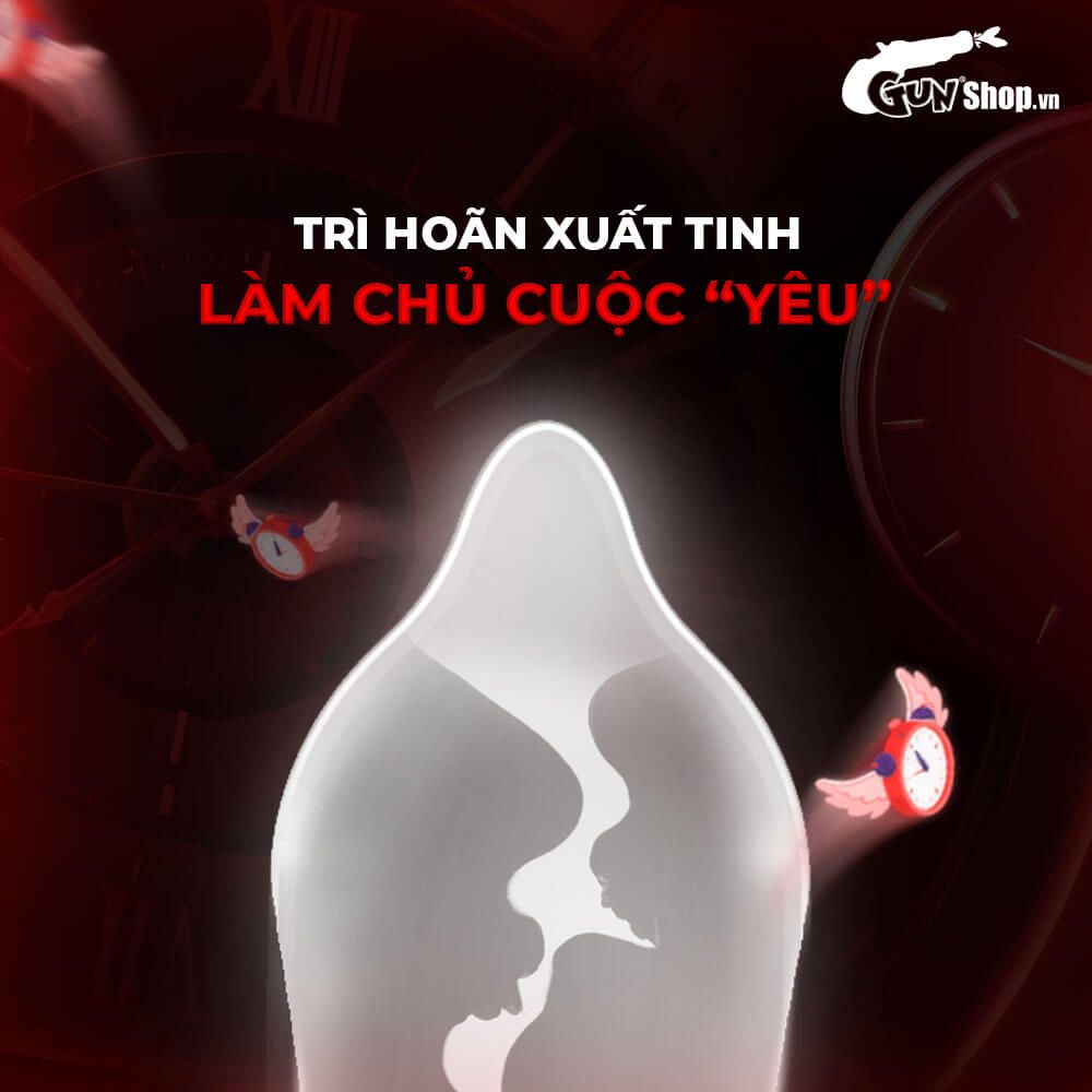 Bao cao su Muaisi Imported Latex Red - Kéo dài thời gian - Hộp 12 cái