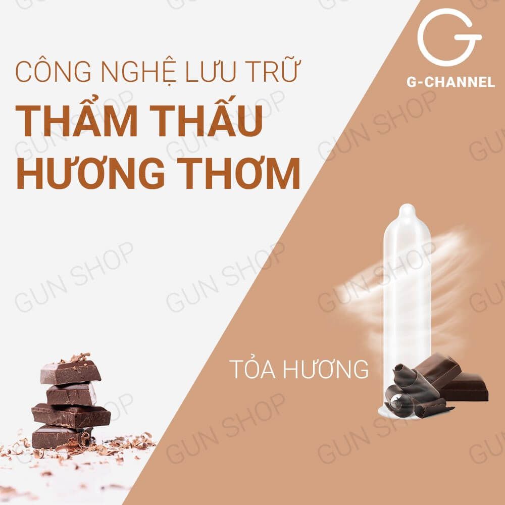 Bao cao su Nakanishi - Siêu mỏng 0.03mm - Hương chocolate - Hộp 4 cái