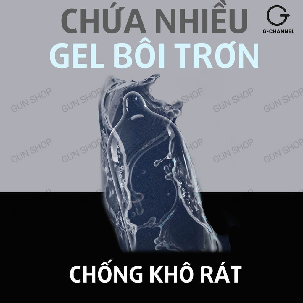 Bao cao su Kimono Xám - Mỏng 0.03mm - Hộp 12 cái