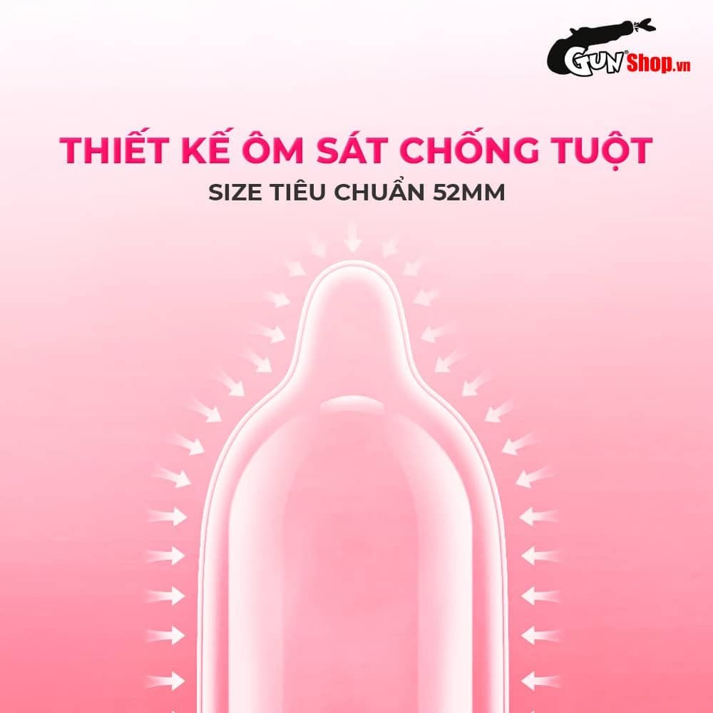 Bao cao su Okamoto 0.01 PU - Siêu mỏng tàng hình, truyền nhiệt chân thật - Hộp 4 cái