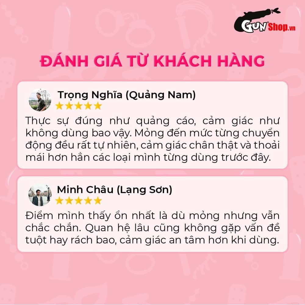 Bao cao su Okamoto 0.01 PU - Siêu mỏng tàng hình, truyền nhiệt chân thật - Hộp 4 cái