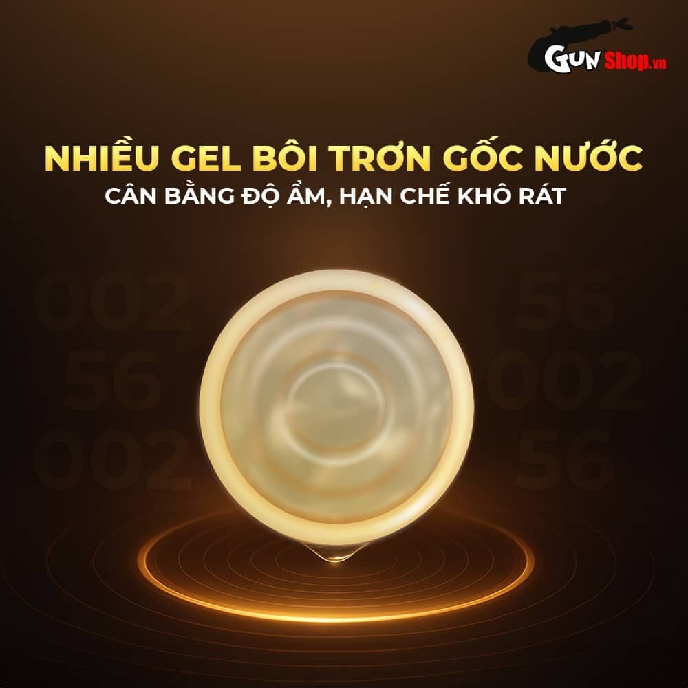 Bao cao su Okamoto 0.02 Hydro PU - Siêu mỏng, truyền nhiệt nhanh - Hộp 3 cái