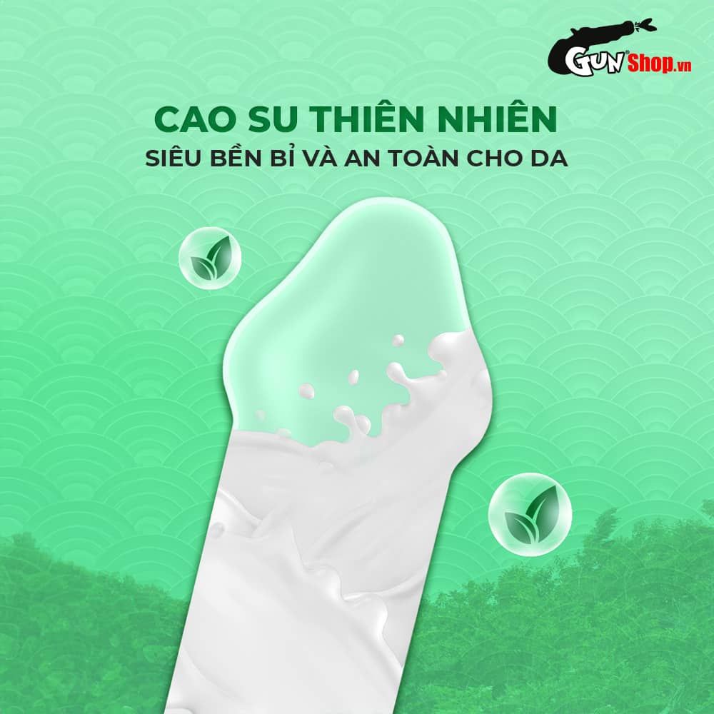 Bao cao su Okamoto 0.03 Real Fit - Siêu mỏng, co rút ôm sát - Hộp 3 cái