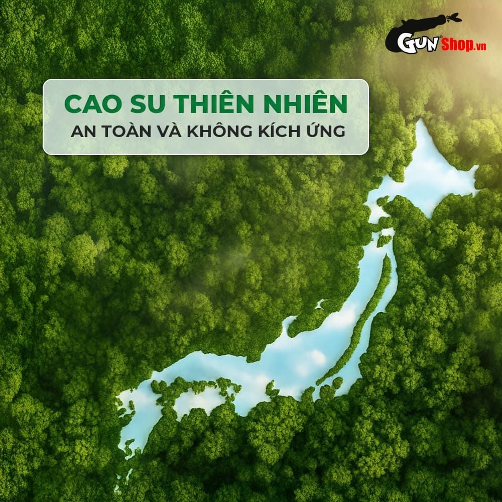 Bao cao su Okamoto Harmony - Gân sọc, siêu mỏng - Hộp 10 cái