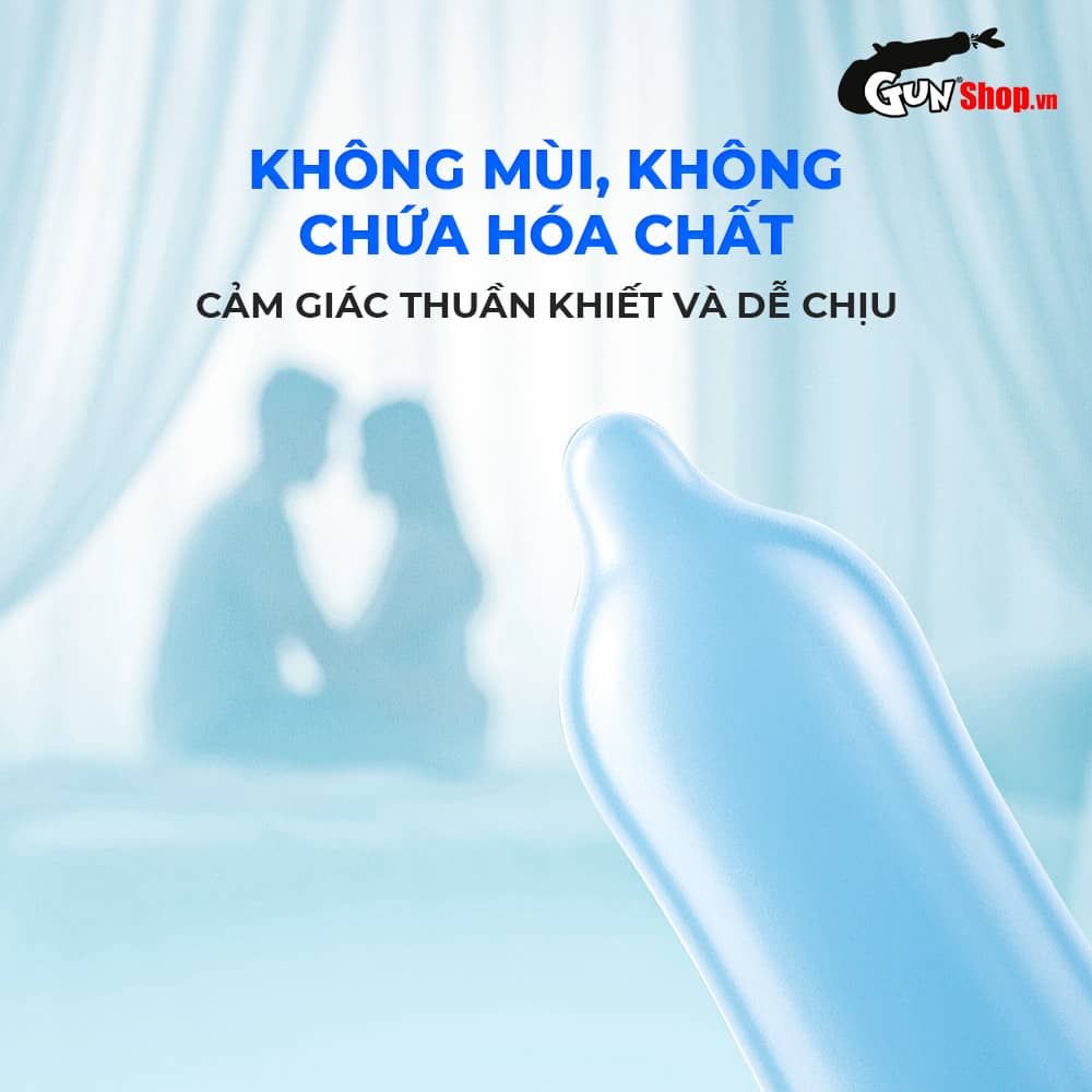 Bao cao su Okamoto Skinless Skin Purity - Không mùi, tinh khiết, mềm mại - Hộp 10 cái