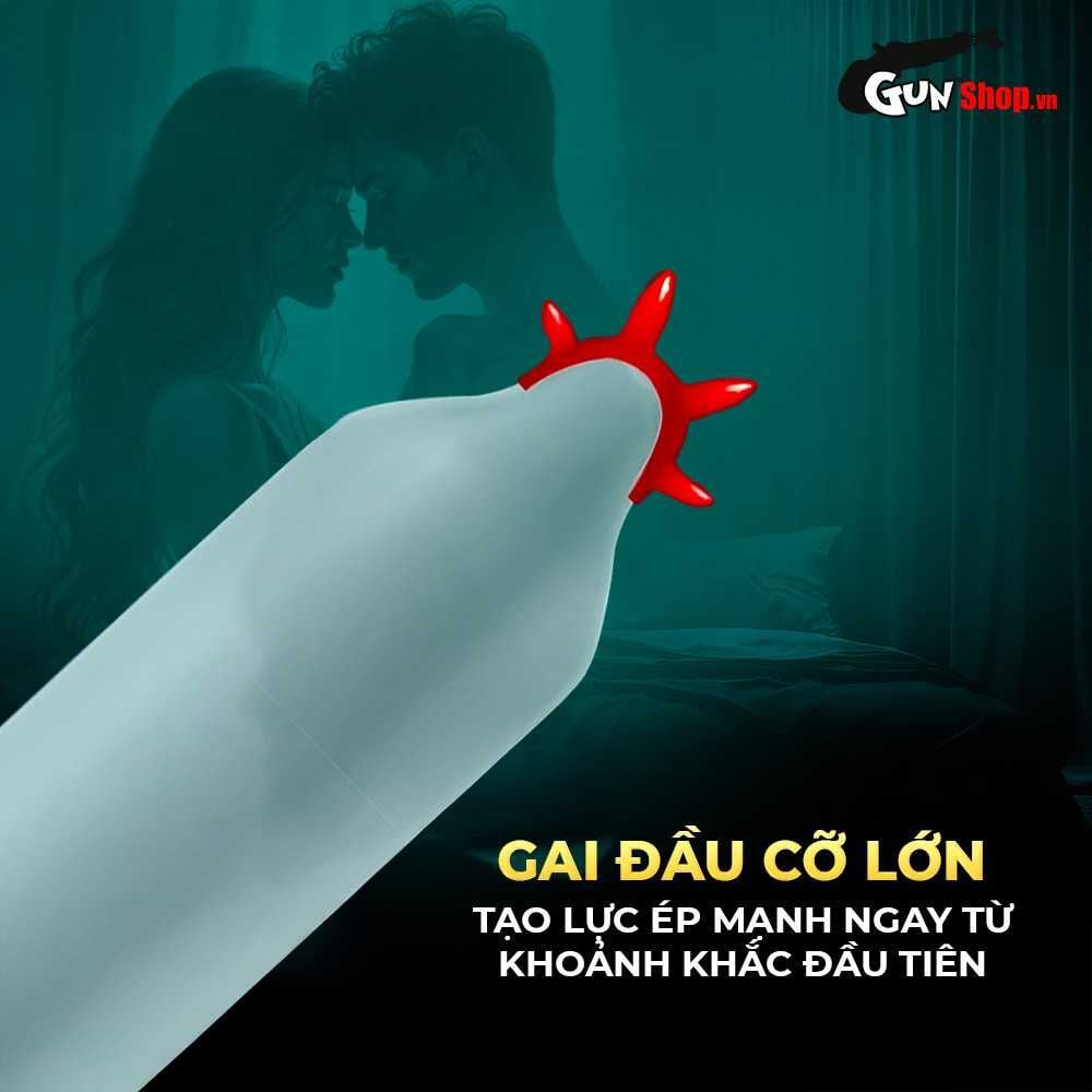 Bao cao su OLO Nai - Gai đầu - Hộp 1 cái + 1 bi silicon