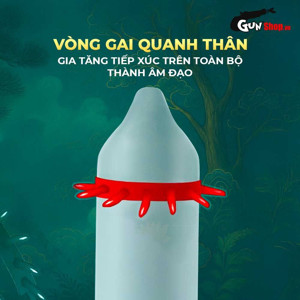 Bao cao su OLO Nai - Gai đầu - Hộp 1 cái + 1 bi silicon