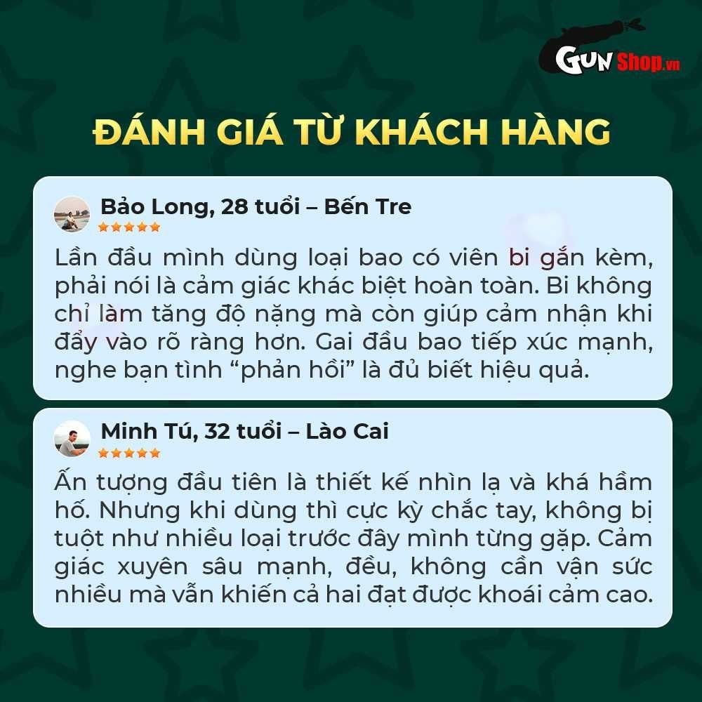 Bao cao su OLO Nai - Gai đầu - Hộp 1 cái + 1 bi silicon