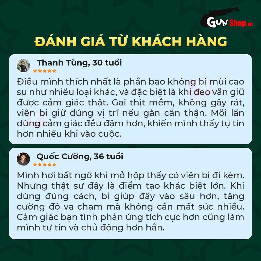 Bao cao su OLO Rồng vàng - Gai bi vòng - Hộp 1 cái + 1 bi silicon