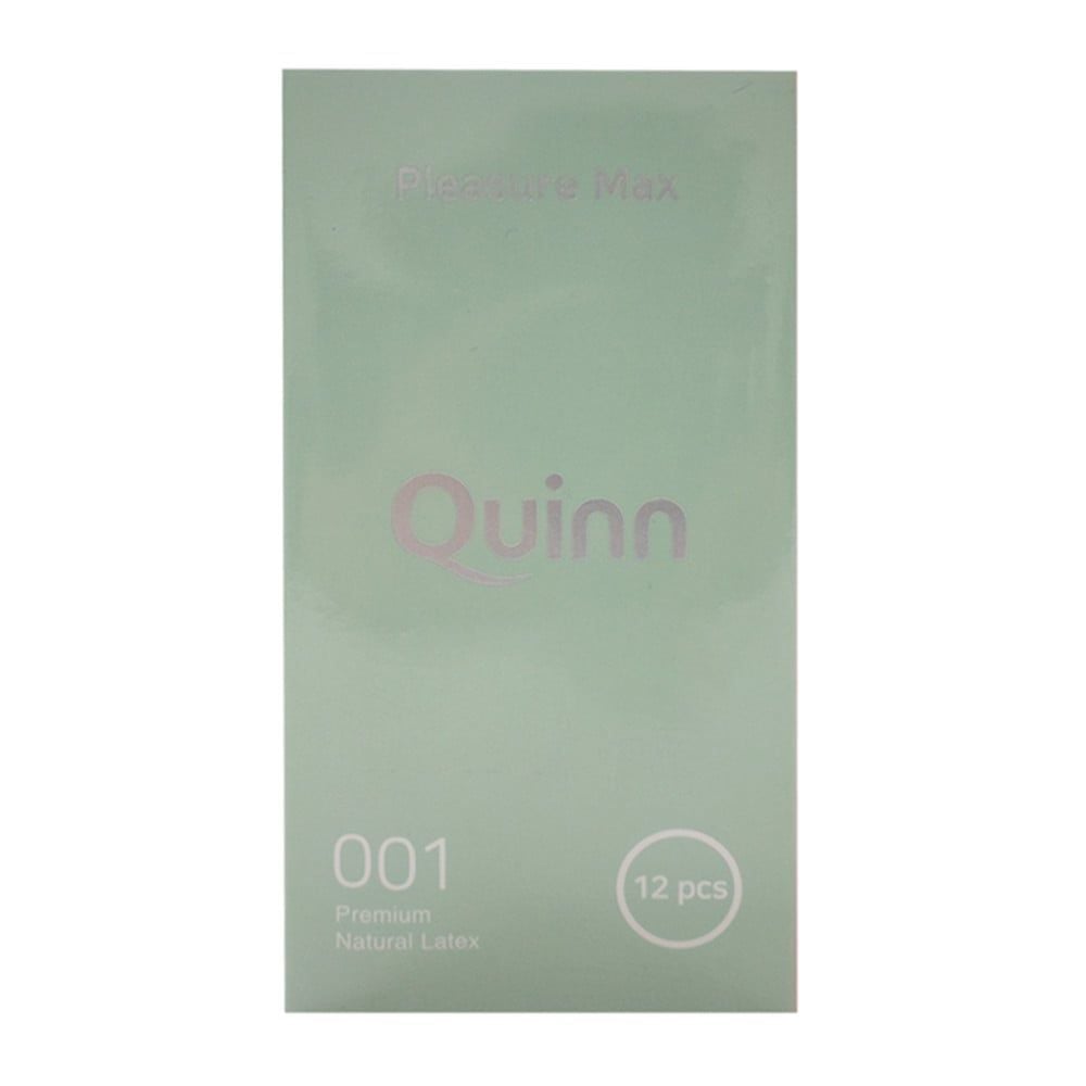 Bao cao su Quinn Pleasure Max - Gân và điểm nổi - Hộp 12 cái