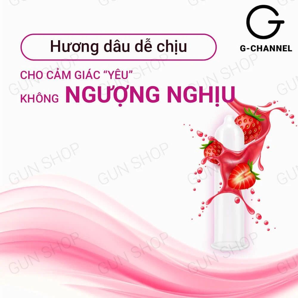 Bao cao su Relax - Hương dâu - Hộp 12 cái