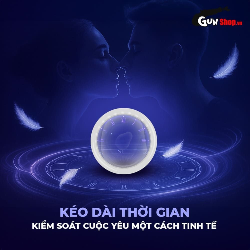 Bao cao su Shell Bigtime - Size 54mm, siêu mỏng, chống tuột, kéo dài thời gian - Hộp 10 cái