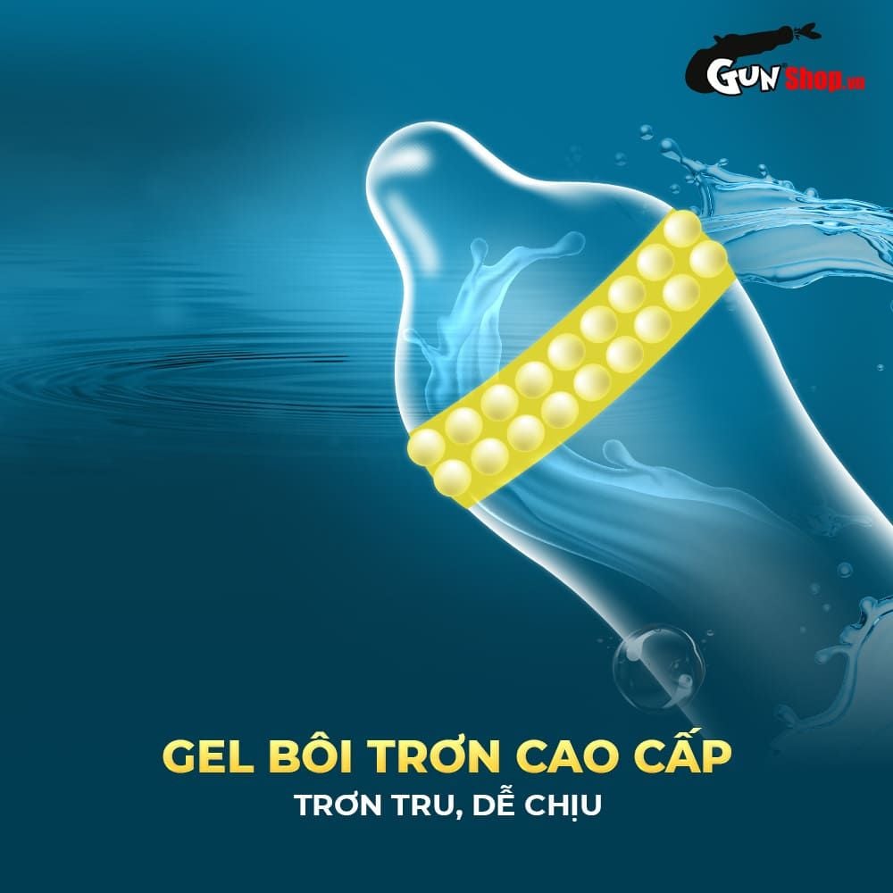 Bao cao su Shell Dino Iguan - Hộp 1 bao 2 vòng bi siêu lớn + 1 bao Shell Performax (Hộp 2 cái)