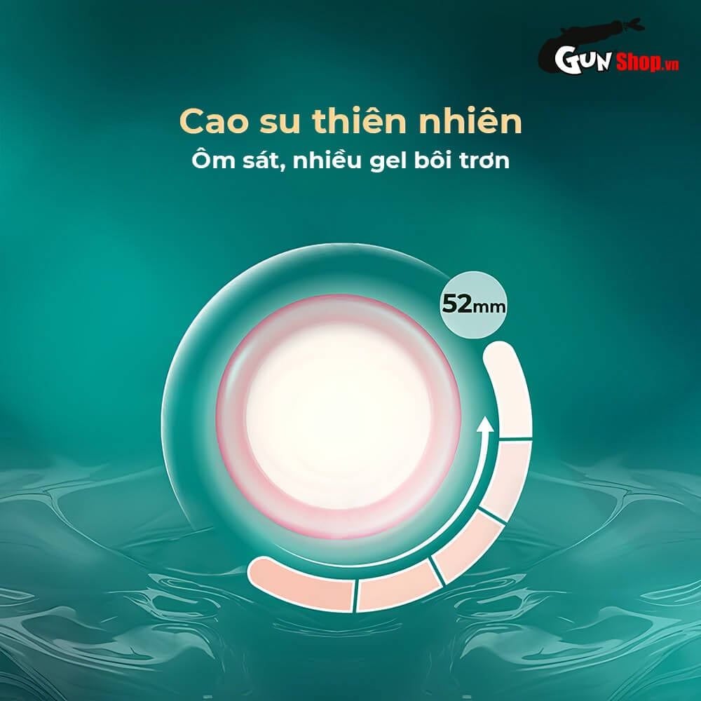 Bao cao su Shell Dino Spino - Hộp 1 bao 2 vòng gai, bi nổi lớn + 1 bao Shell Performax (Hộp 2 cái)