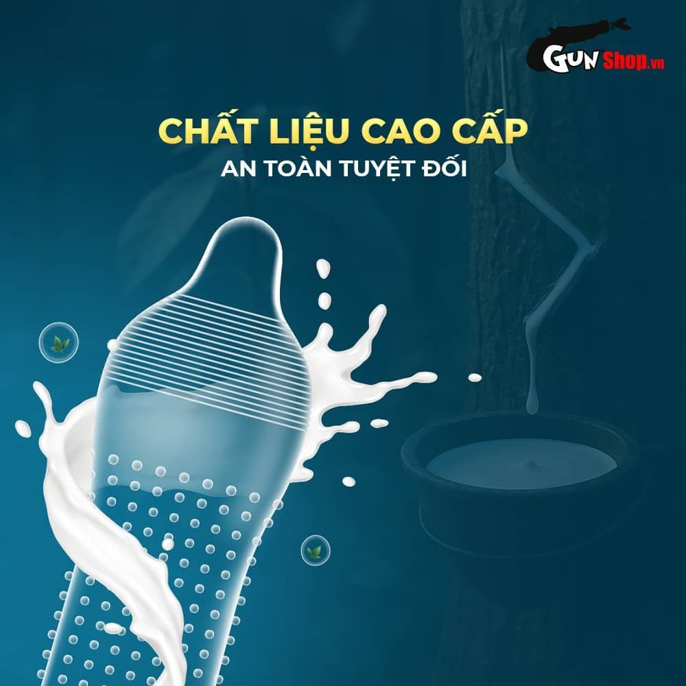 Bao cao su Shell Dino Trice - Hộp 1 bao gai, 2 vòng bi + 1 bao Shell Performax (Hộp 2 cái)