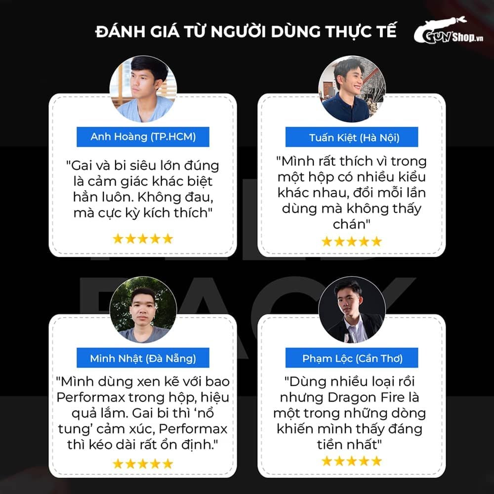 Bao cao su Shell Dragon Fire - Hộp 5 bao gai, bi nổi lớn + 5 bao Shell Performax (Hộp 10 cái)