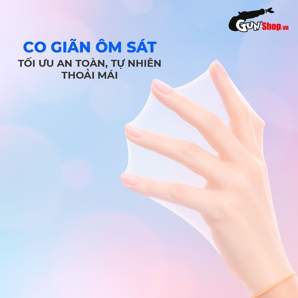 Bao cao su Shell Intense - Siêu mỏng 0.04mm - Hộp 3 cái