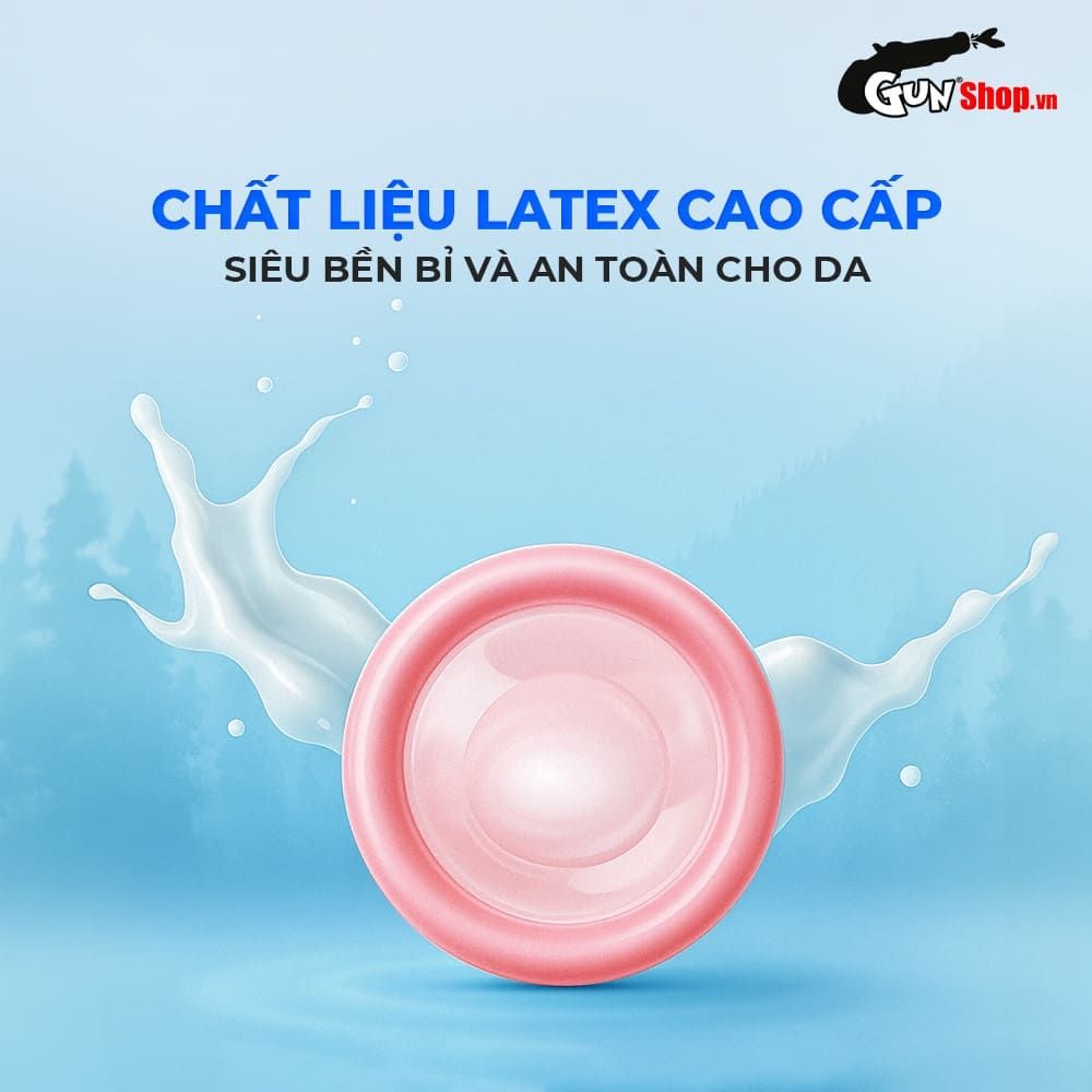 Bao cao su Shell Intense - Siêu mỏng 0.04mm - Hộp 3 cái