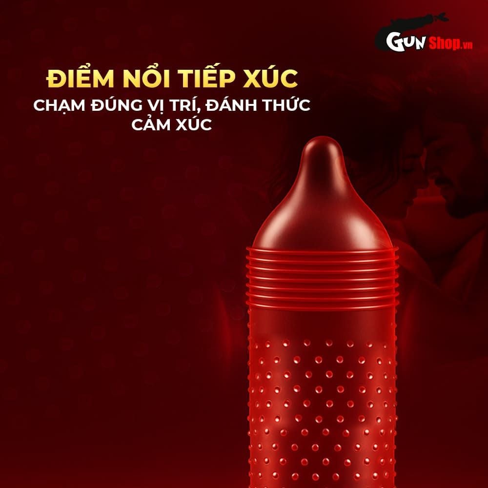 Bao cao su Shell Performax 6 in 1 - Kéo dài thời gian - Hộp 10 cái