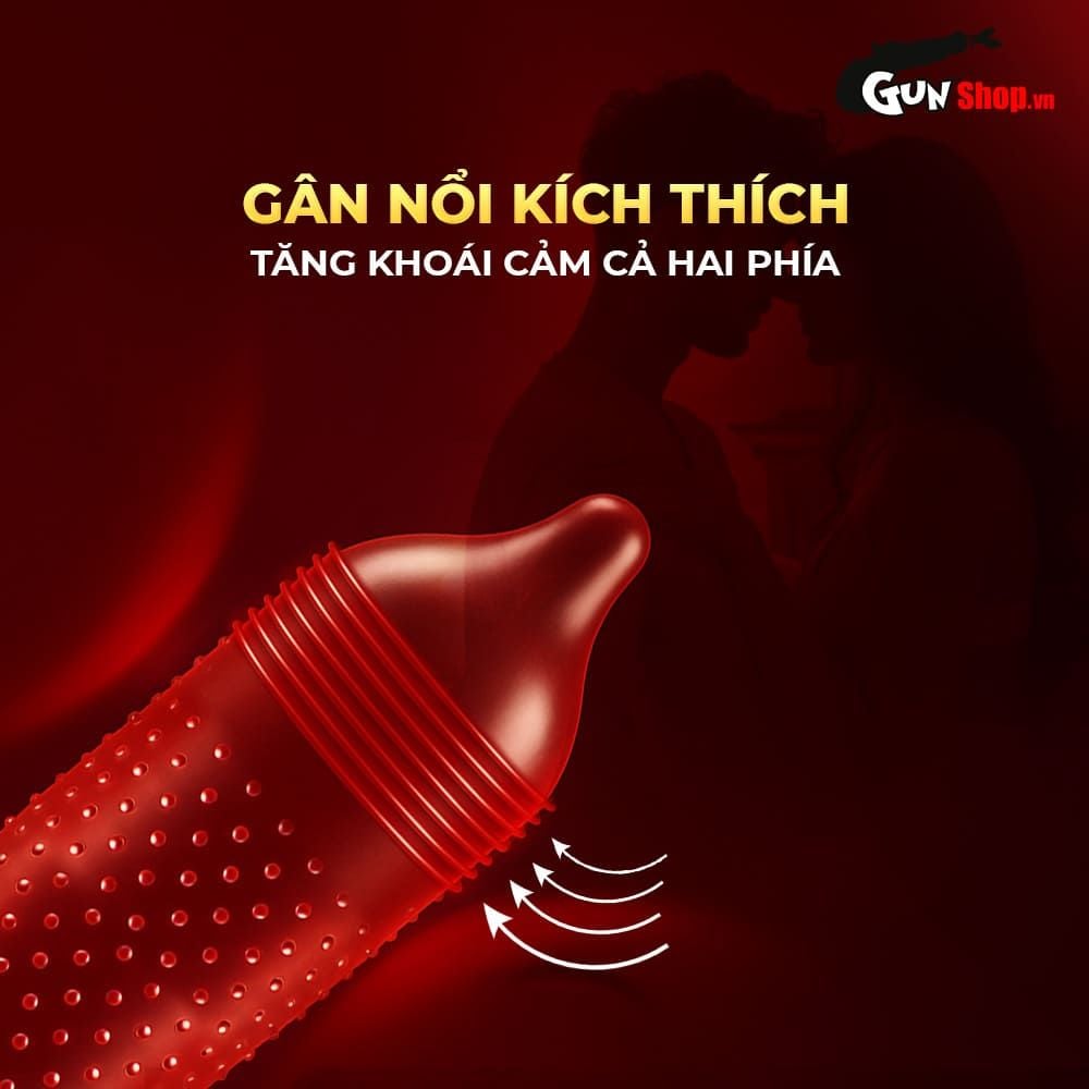 Bao cao su Shell Performax 6 in 1 - Kéo dài thời gian - Hộp 3 cái