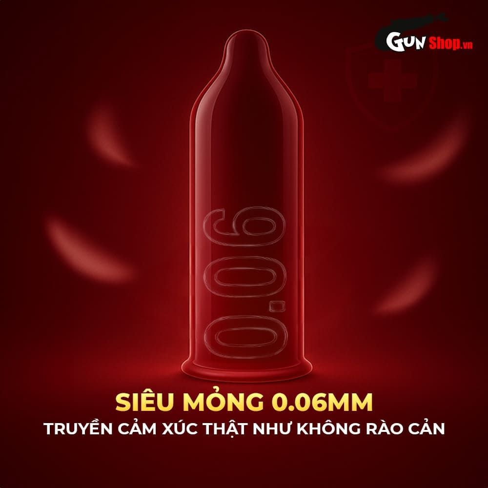 Bao cao su Shell Performax 6 in 1 - Kéo dài thời gian - Hộp 10 cái