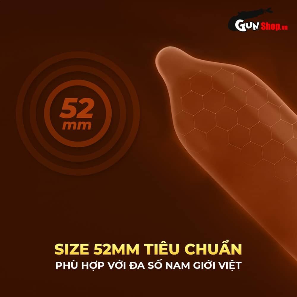 Bao cao su Shell Perky Prolong - Siêu mỏng, kéo dài thời gian, hương cà phê - Hộp 10 cái