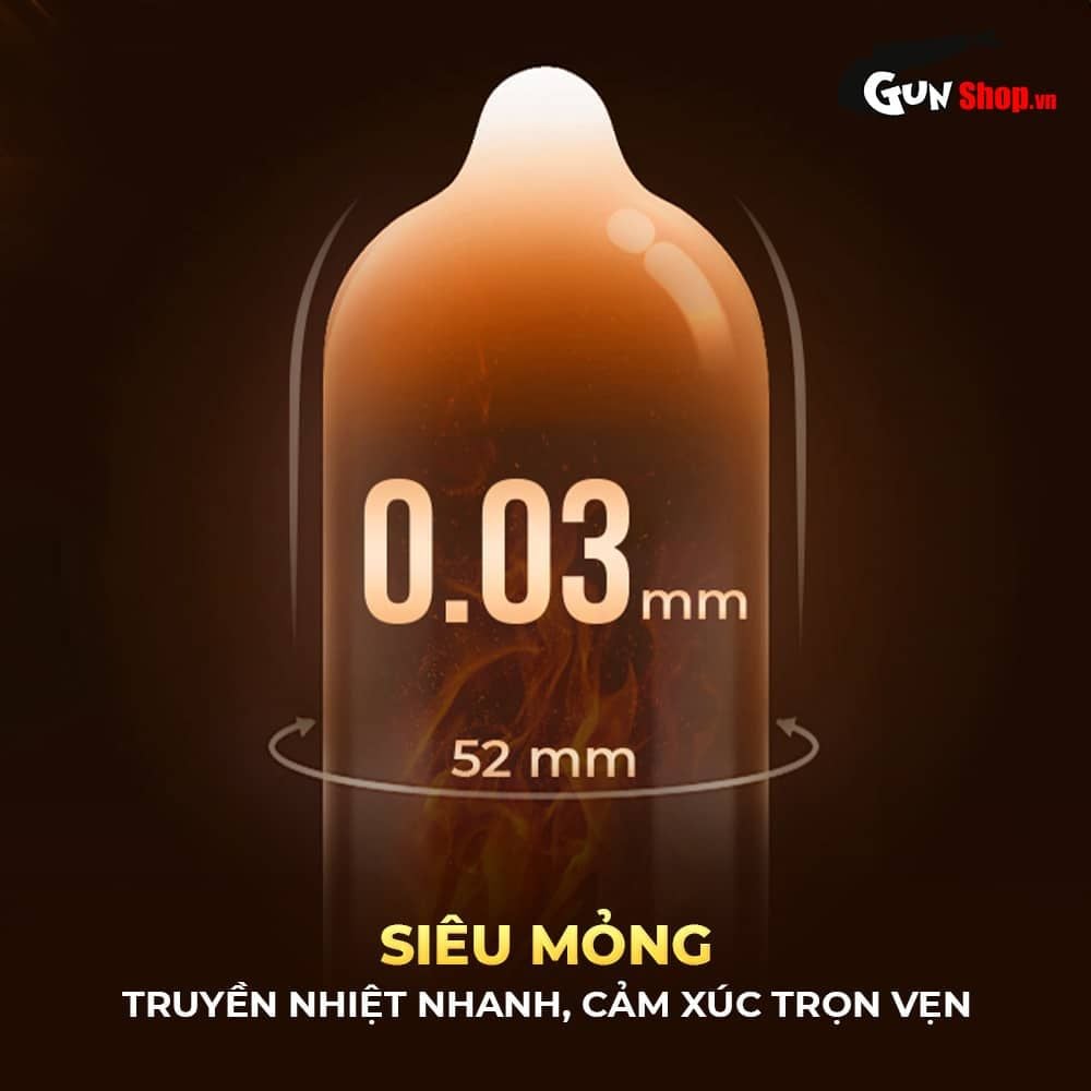 Bao cao su Shell Perky Prolong - Siêu mỏng, kéo dài thời gian, hương cà phê - Hộp 10 cái