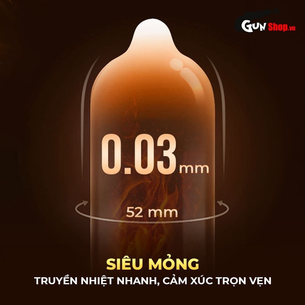 Bao cao su Shell Perky Prolong - Siêu mỏng, kéo dài thời gian, hương cà phê - Hộp 3 cái