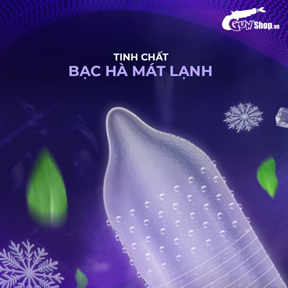 Bao cao su Shell Play Jelly 6 tính năng - Hộp 10 cái + 1 vòng đeo kéo dài thời gian
