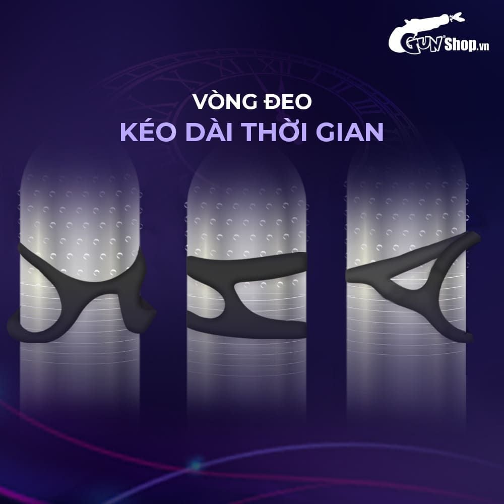 Bao cao su Shell Play Jelly 6 tính năng - Hộp 10 cái + 1 vòng đeo kéo dài thời gian