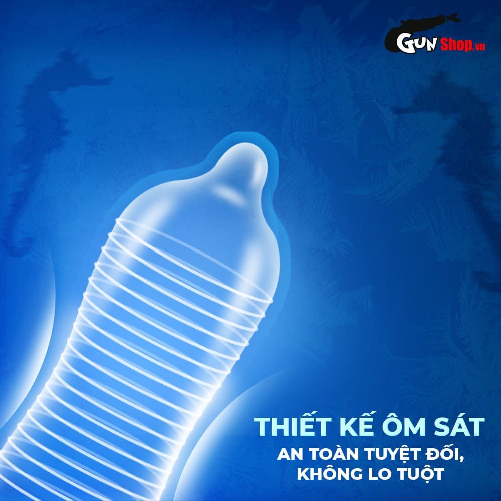 Bao cao su Shell Seahorse - Kéo dài thời gian - Hộp 3 cái
