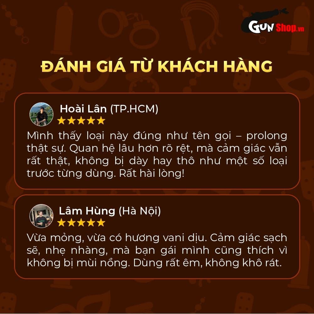 Bao cao su Shell Sensitive Prolong - Siêu mỏng 0.03mm, kéo dài thời gian - Hộp 3 cái