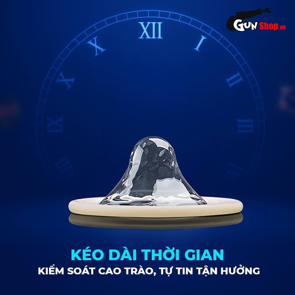 Bao cao su Shell Triple Mix - Siêu mỏng, mát lạnh, gân gai - Hộp 12 cái