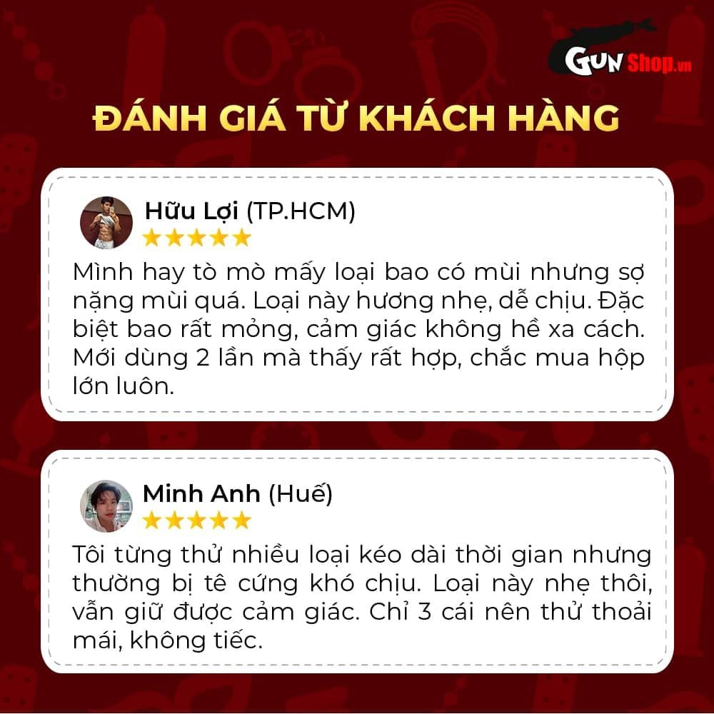 Bao cao su Shell Tropical Prolong - Siêu mỏng, kéo dài thời gian, hương hoa quả nhiệt đới - Hộp 3 cái
