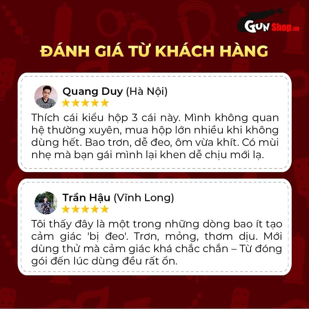 Bao cao su Shell Tropical Prolong - Siêu mỏng, kéo dài thời gian, hương hoa quả nhiệt đới - Hộp 3 cái