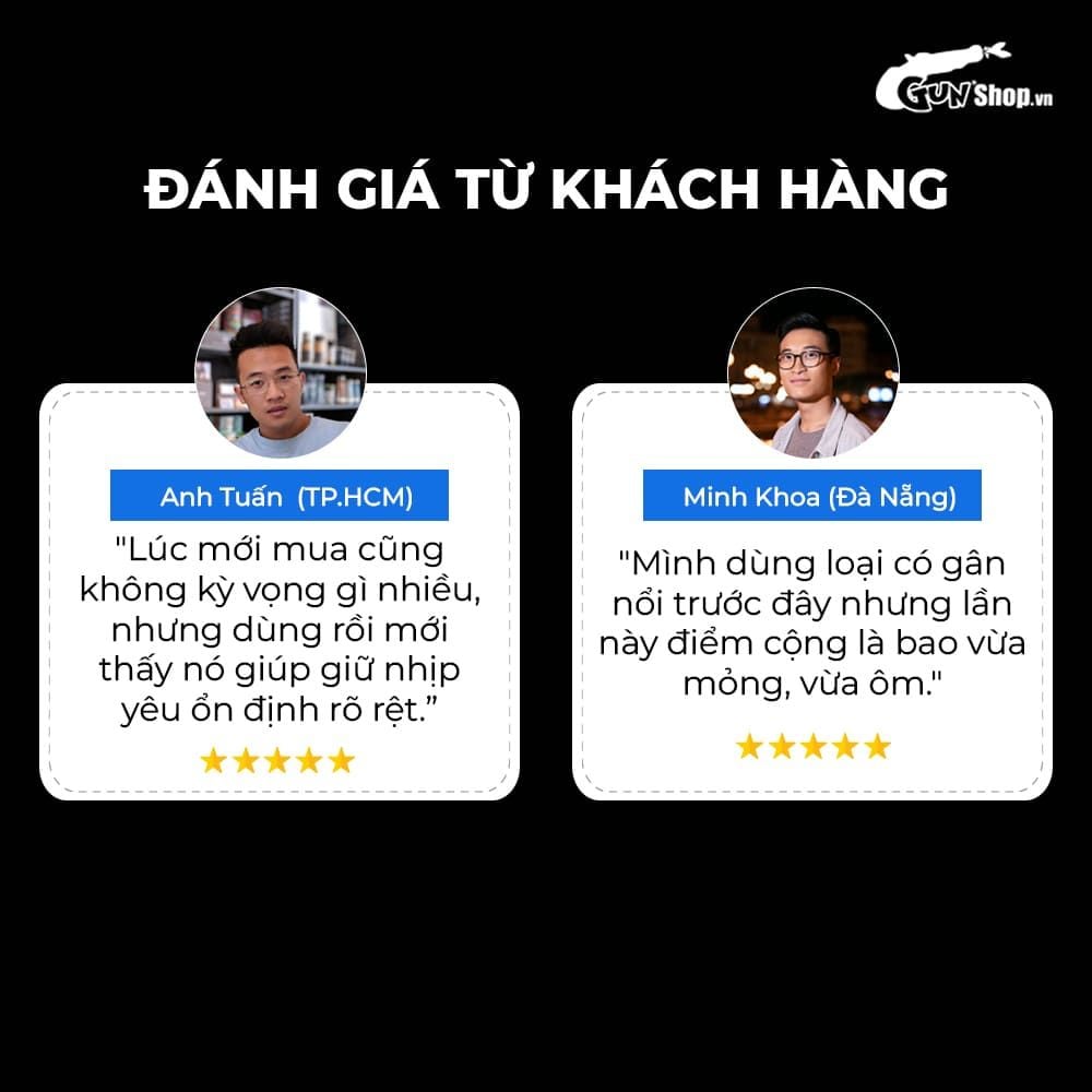 Bao cao su Shell Play Ring 6 tính năng - Hộp 10 cái + 1 vòng đeo kéo dài thời gian