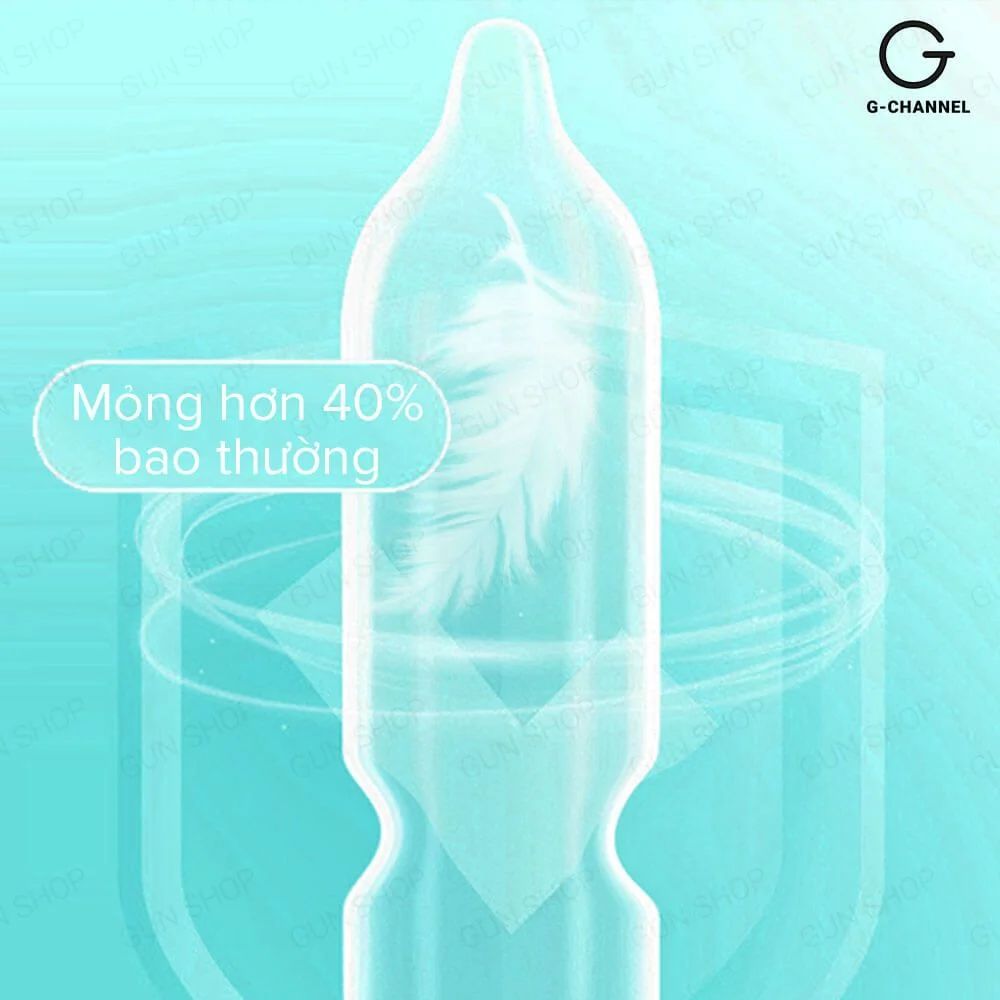 Bao cao su Up To Top 0.Zero - Siêu mỏng - Hộp 12 cái