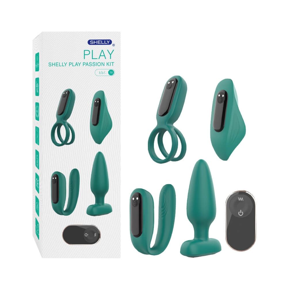 Bộ dụng cụ 4 món kích thích Shelly Play Passion Kit
