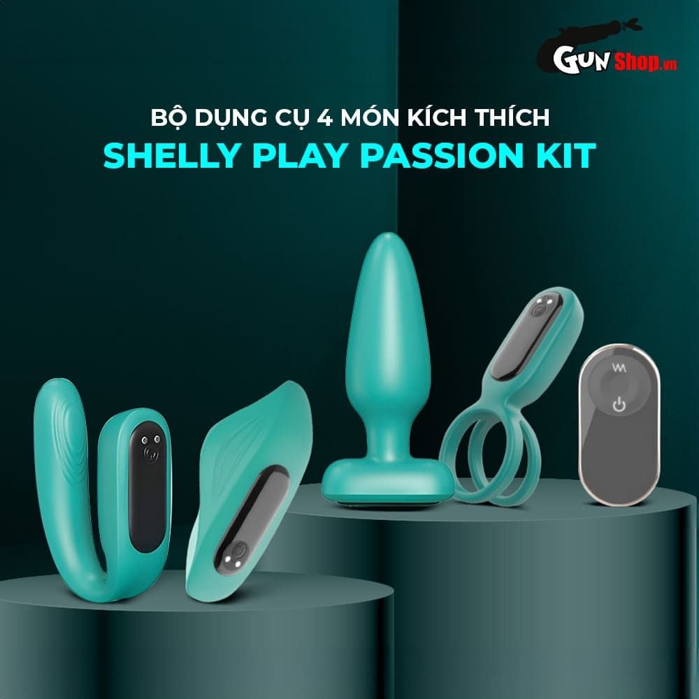 Bộ dụng cụ 4 món kích thích Shelly Play Passion Kit